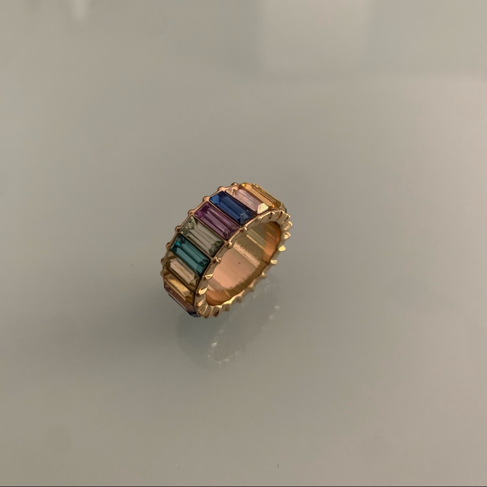Baublebar Rainbow Crystal Ring - image 1